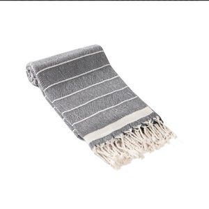 Olive and Linen Turkish Towel